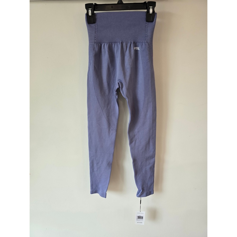 AYBL Balance V2 Seamless‎ Leggings Steel Blue High Waisted XS NEW